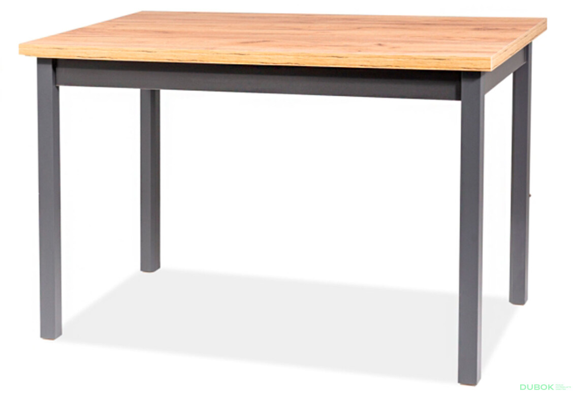 Stôl Adam 100x60 dub lancelot / antracit