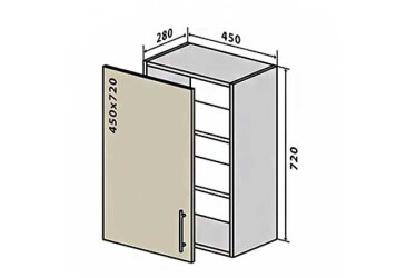 V4 Skrinka 1D 45