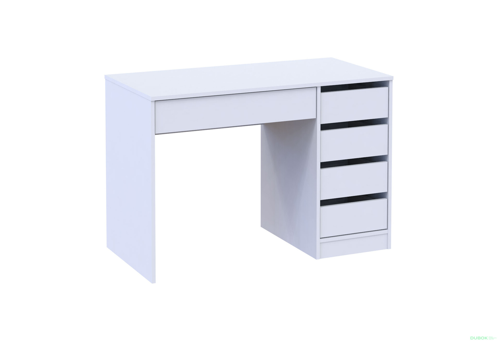 Fotografia 3 - Písací stôl s pravou montážou Profi 110 cm biely