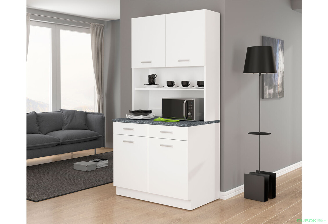 Fotografia 2 - Modulárna kuchyňa Maria Biely laminát / pracovná doska Granit