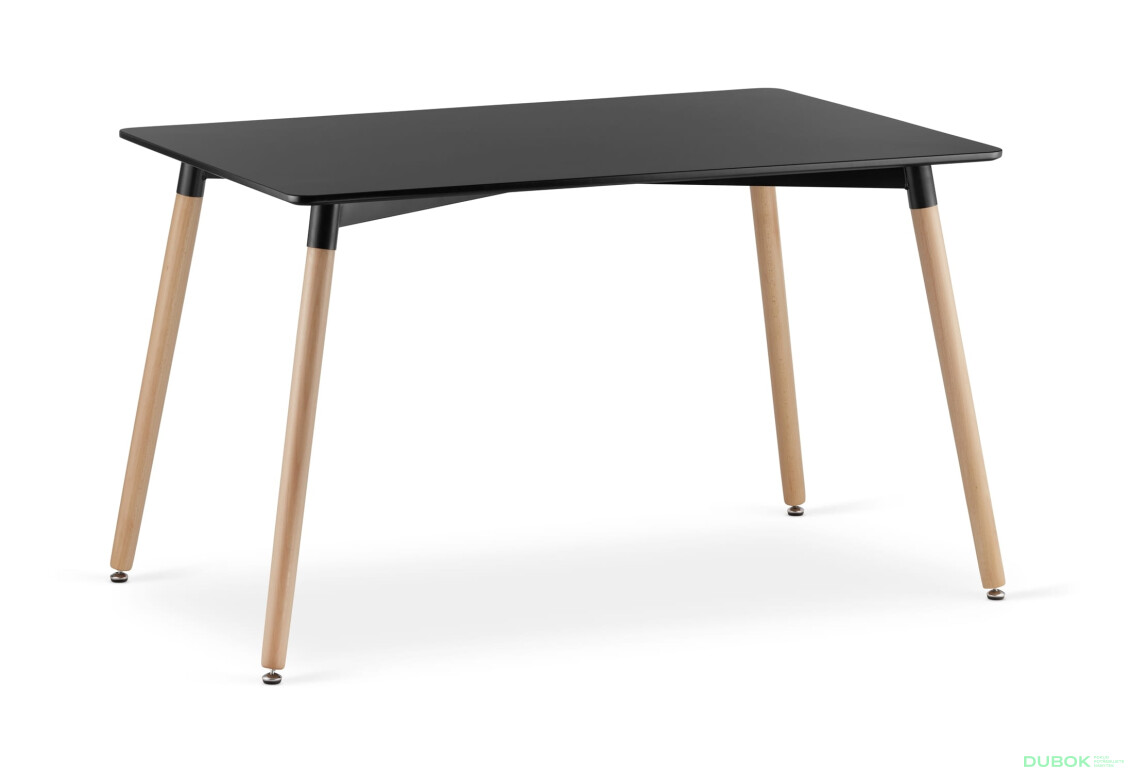 Stół ADRIA 120cm x 80cm - czarny