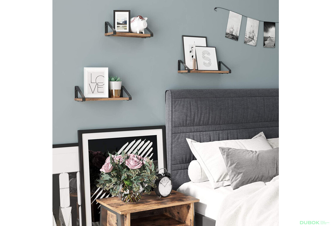 Zestaw 3 Półek Wiszących - LWS33BX - Fotografia 6 Fotografia 6 - Zestaw 3 Półek Wiszących - LWS33BX