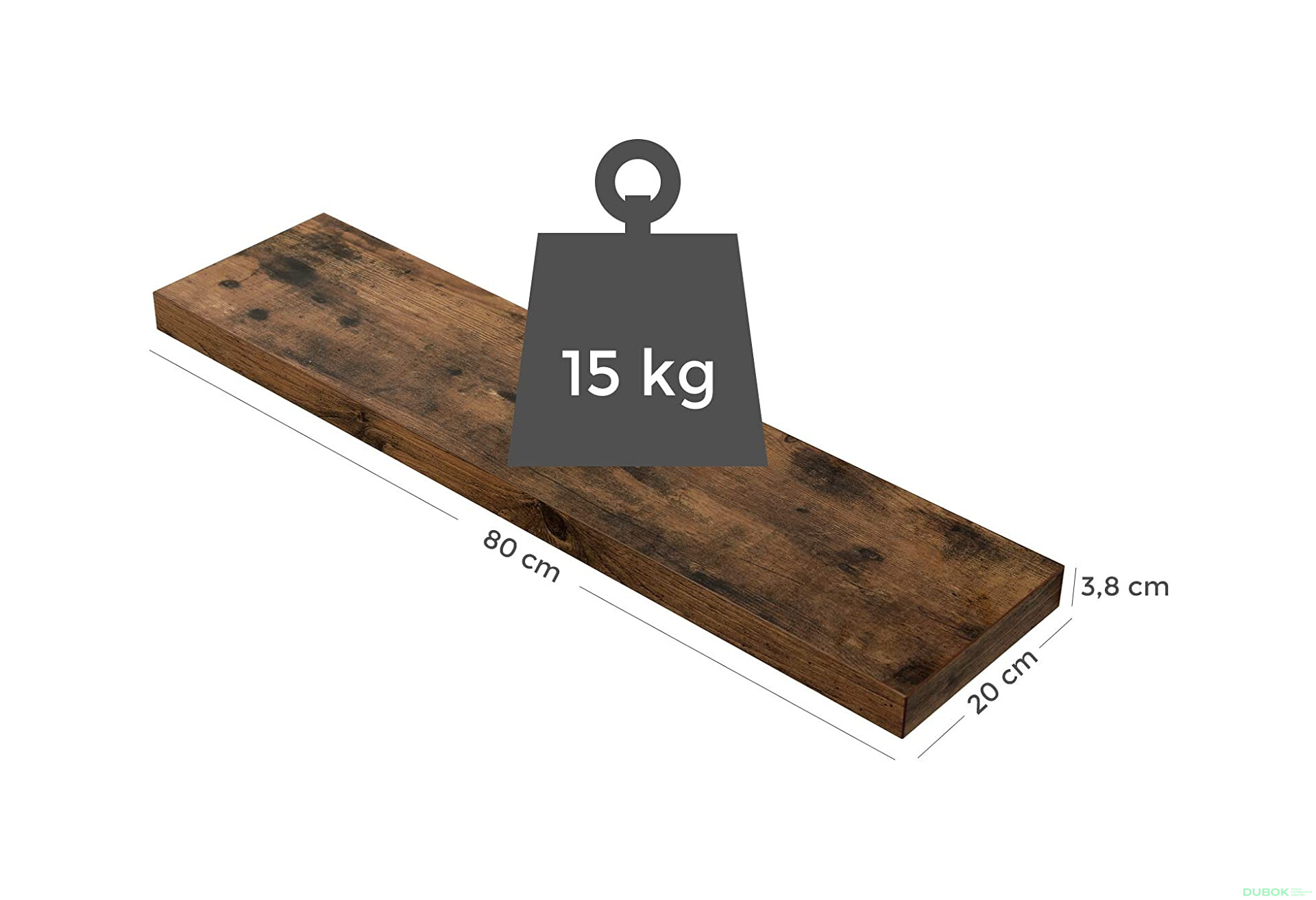 Fotografia 3 - Półka 80cm - LWS28BX