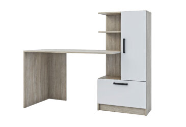 Počítačový stôl Standard, urban oyster / nymfea alba, pravá montáž
