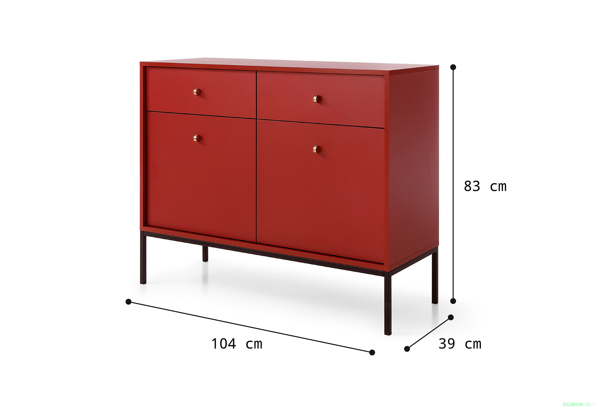 Fotografia 9 - Komoda MKSZ104 Mono bordo