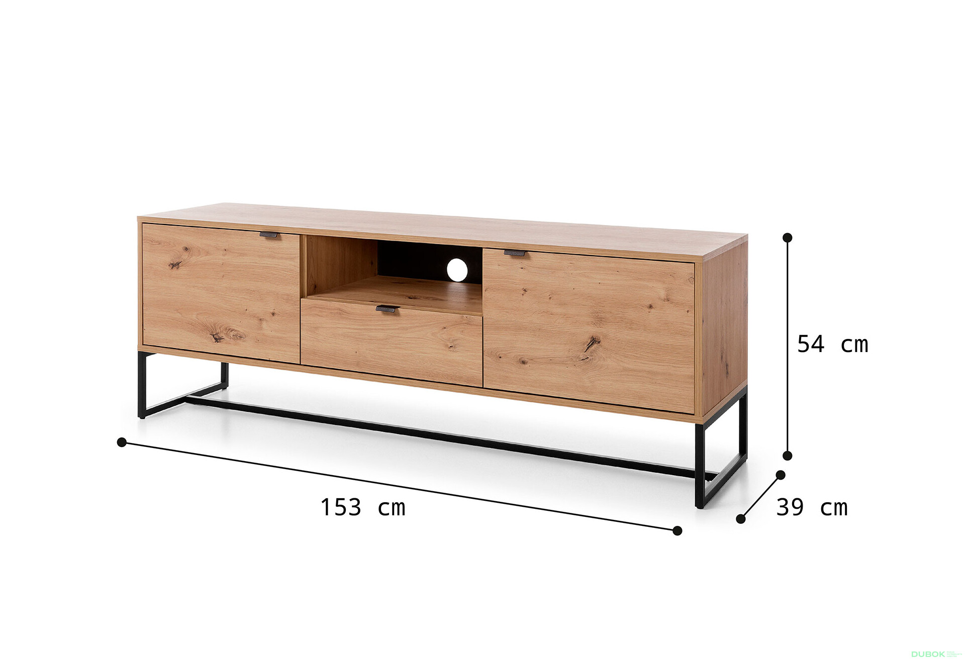 Fotografia 8 - TV stolík ARTV153 dub artisan Amber