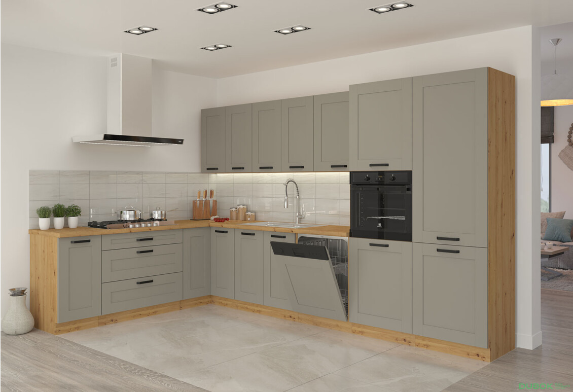 Modulárna kuchyňa Luna artisan / clay grey