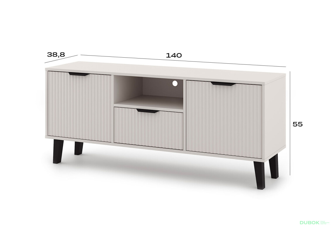 TV stolík Borg Duo 2D1S kašmír - Fotografia 5 Fotografia 5 - TV stolík Borg Duo 2D1S kašmír