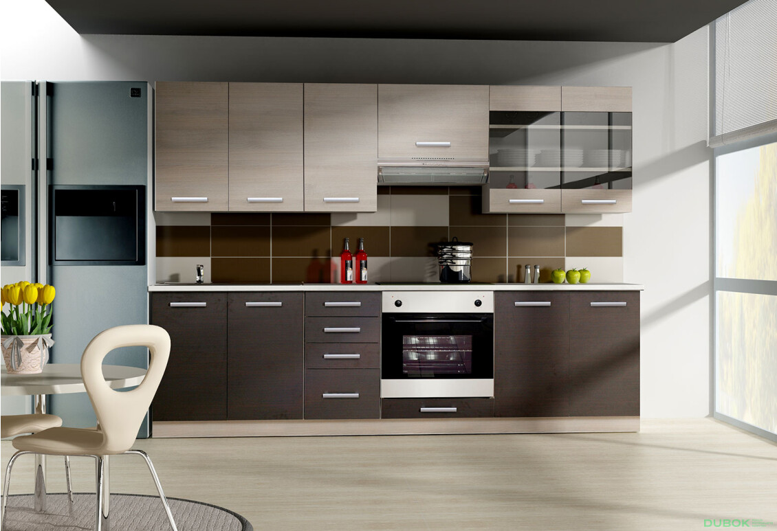 Fotografia 3 - Modulárna kuchyňa Chamonix dub ferrara / tmavé legno