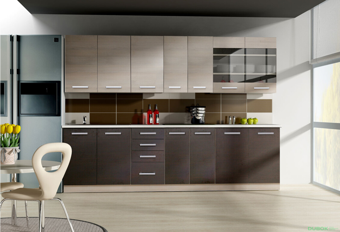 Fotografia 4 - Modulárna kuchyňa Chamonix dub ferrara / tmavé legno