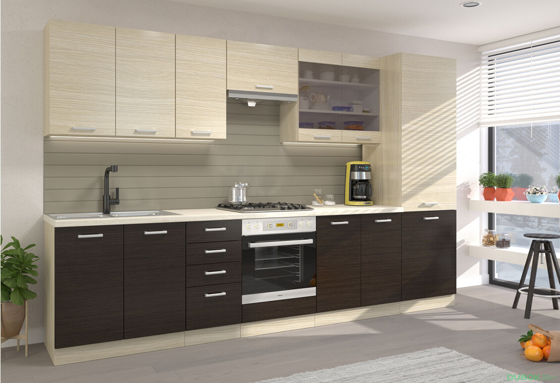 Fotografia 2 - Modulárna kuchyňa Chamonix dub ferrara / tmavé legno