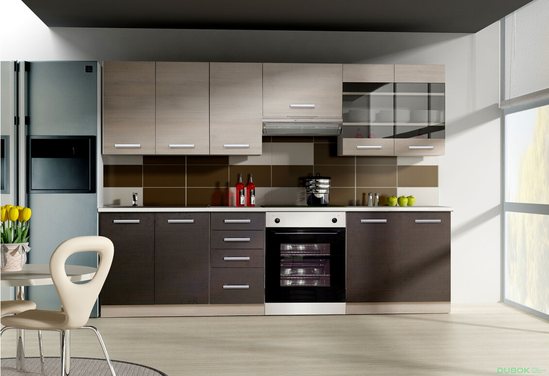 Fotografia 9 - Modulárna kuchyňa Chamonix dub ferrara / tmavé legno