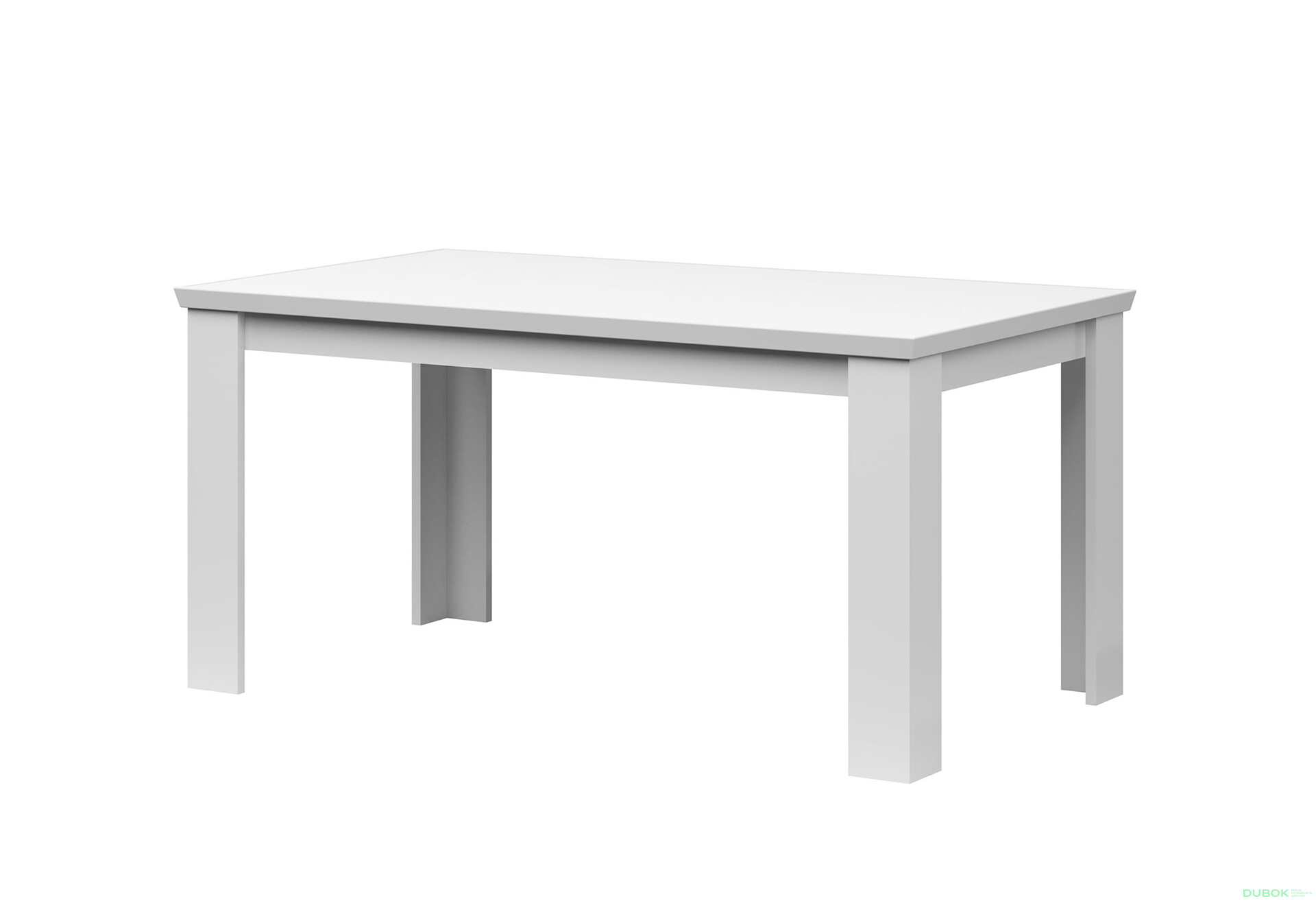 Fotografia 1 - Rozkladací stôl 160/200 biely Agnes
