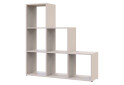 Regál otvorený Step 3х3 102.6х28.8х106.1 kašmír - Fotografia 1 Fotografia 1 - Regál otvorený Step 3х3 102.6х28.8х106.1 kašmír