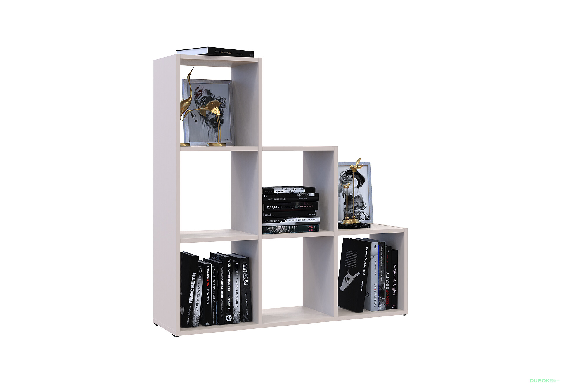 Fotografia 6 - Regál otvorený Step 3х3 102.6х28.8х106.1 kašmír
