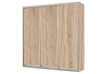 Skriňa 3D 1800x600x2400, 3 DTD, Svetlý dub sonoma
