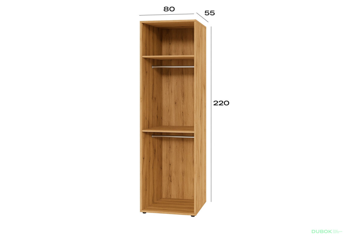 Fotografia 2 - Korpus modul 2 (h-2200*800) dub apalačský Space