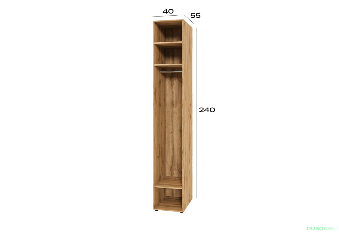 Fotografia 2 - Korpus modul 1 (h-2400*400) dub apalačský Space