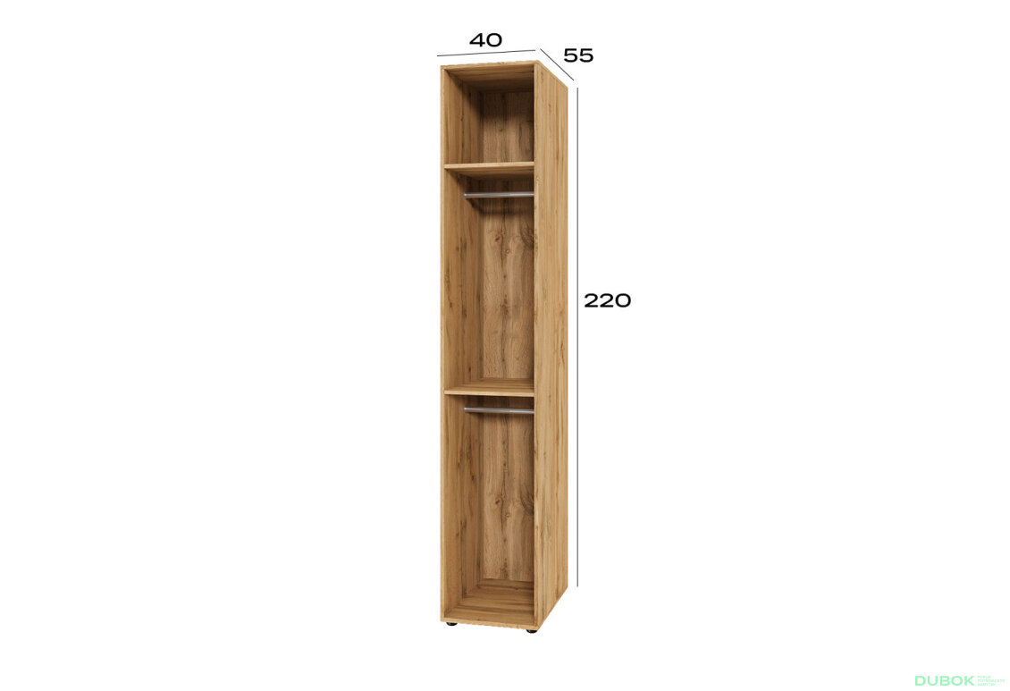 Fotografia 2 - Korpus modul 2 (h-2200*400) dub apalačský Space