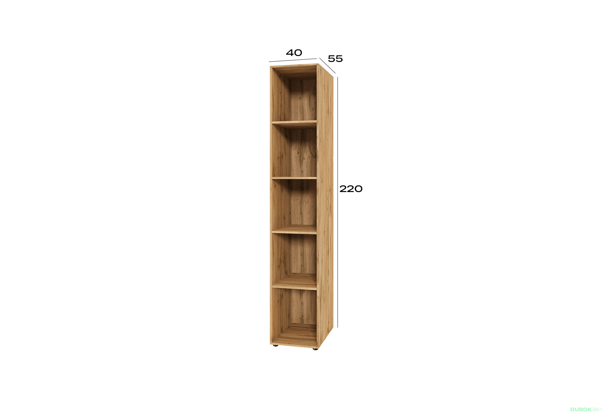 Fotografia 2 - Korpus modul 3 (h-2200*400) dub apalačský Space