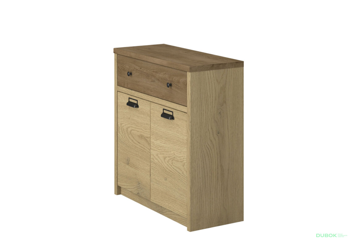 Fotografia 2 - Komoda 2d1s dub cremona / dub lefkas Denzel