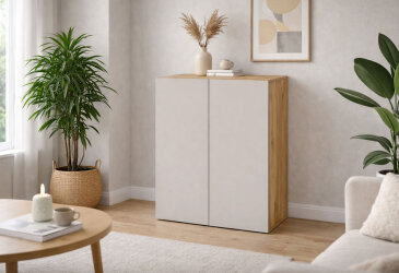 Fotografia Komoda 2D 80 cm dub apalačský / kašmír