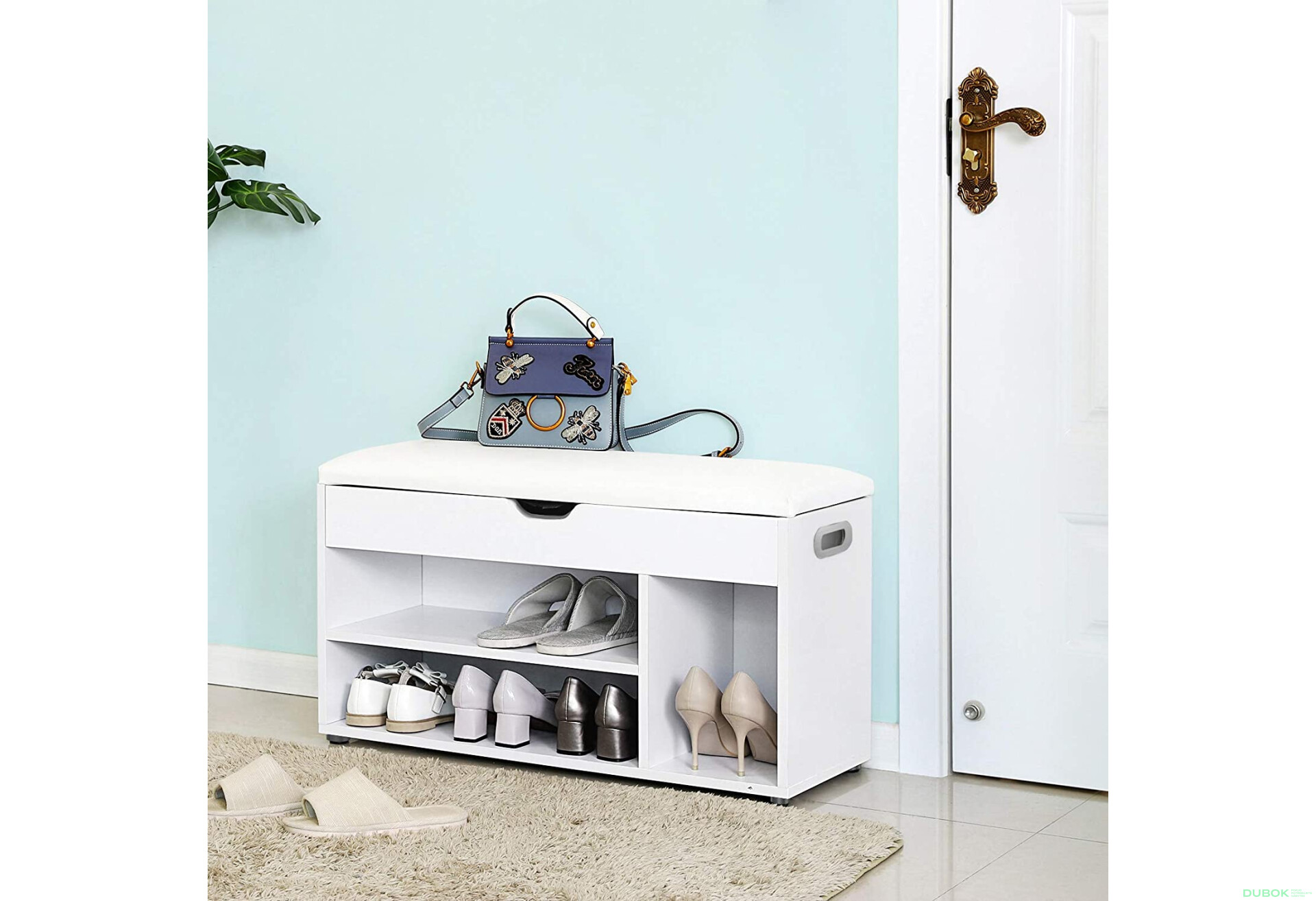 Szafka na Buty z Siedziskiem - LHS30W - Fotografia 3 Fotografia 3 - Szafka na Buty z Siedziskiem - LHS30W