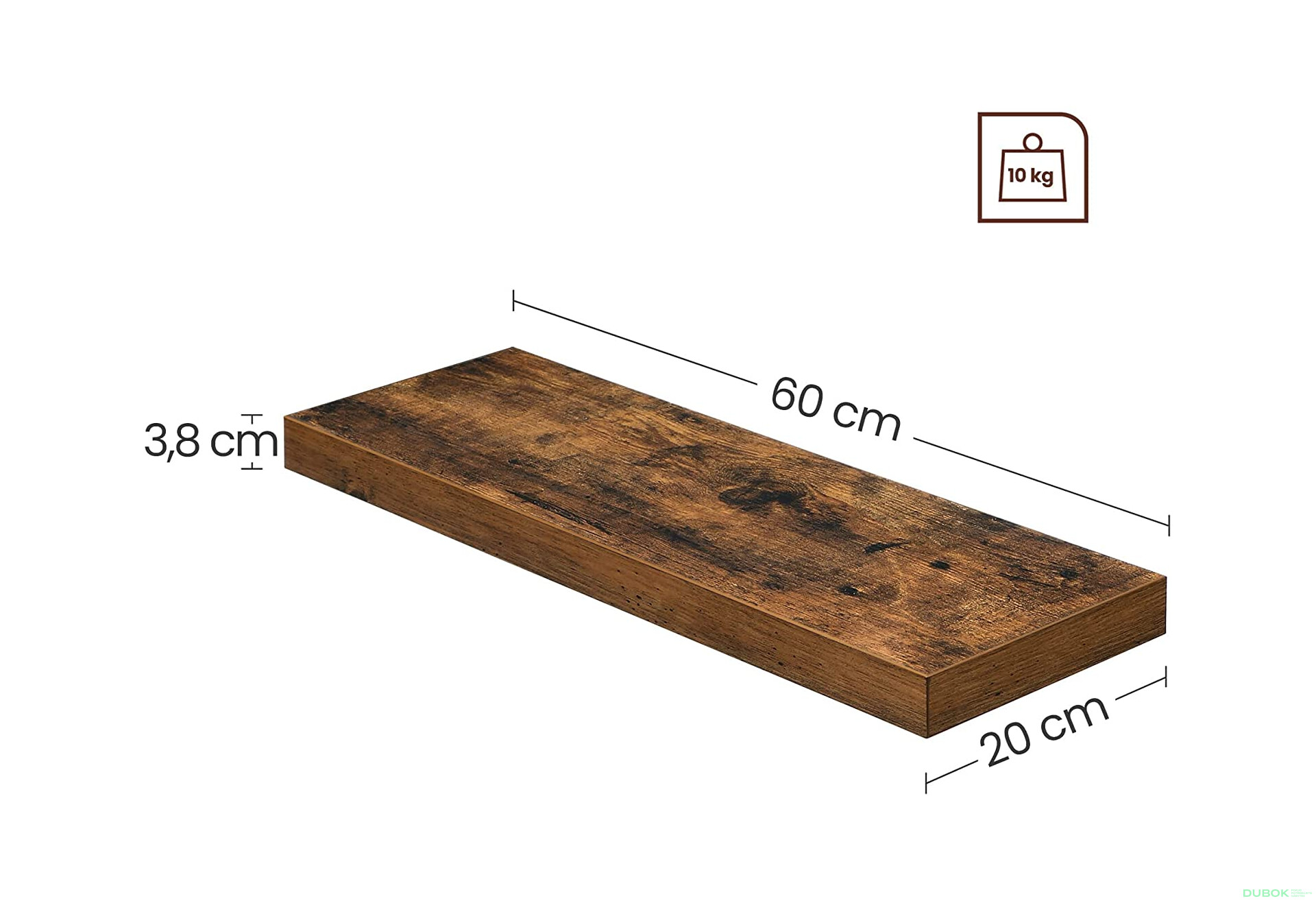 Fotografia 3 - Półka 60cm - LWS26BX