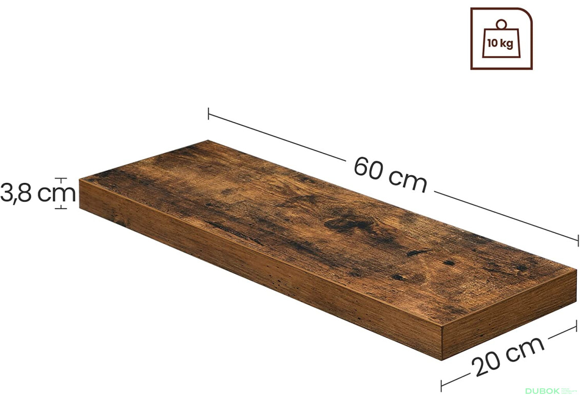 Półka 60cm - LWS26BX - Fotografia 3 Fotografia 3 - Półka 60cm - LWS26BX