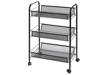 Regał kuchenny mobilny na kółkach - 3 półki