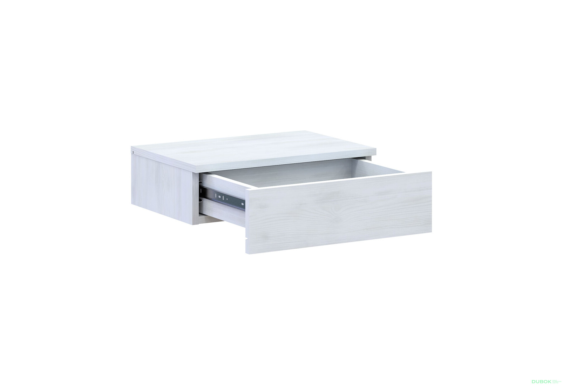 Nočný stolík Levía biely strom 1š 46x31x15 - Fotografia 5 Fotografia 5 - Nočný stolík Levía biely strom 1š 46x31x15