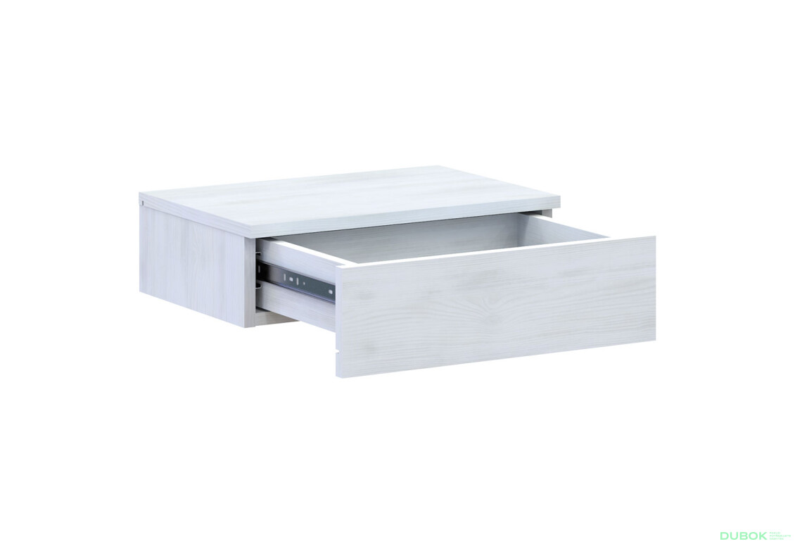 Nočný stolík Levía biely strom 1š 46x31x15 - Fotografia 5 Fotografia 5 - Nočný stolík Levía biely strom 1š 46x31x15