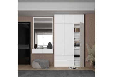 Fotografia Skriňa Lukas 3D 120 biela