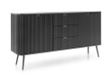 Komoda KSZ-168 čierna, čierne nohy Zova - Fotografia 4 Fotografia 4 - Komoda KSZ-168 čierna, čierne nohy Zova