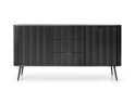 Komoda KSZ-168 čierna, čierne nohy Zova - Fotografia 2 Fotografia 2 - Komoda KSZ-168 čierna, čierne nohy Zova