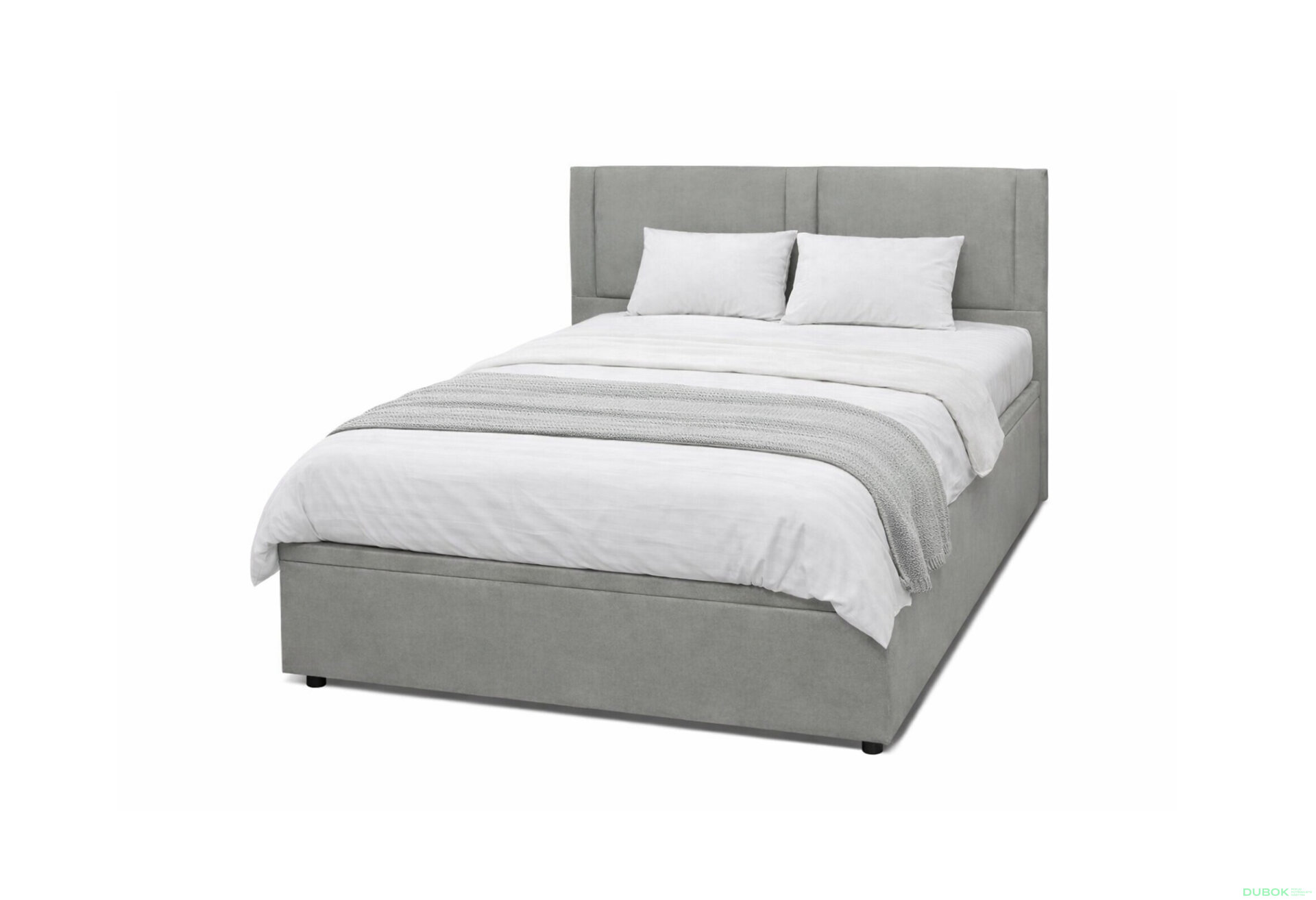 Fotografia 1 - Posteľ Fro Sol 160x200 s roštom, úložným priestorom Mono 246, sivá