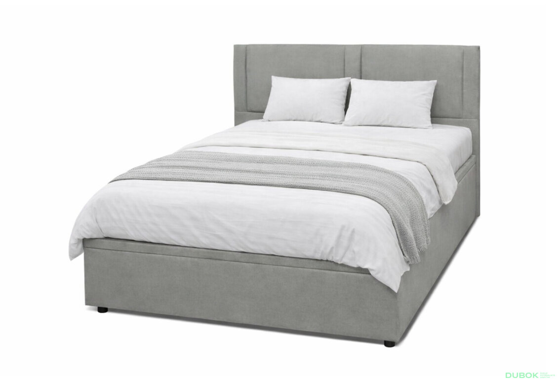 Fotografia 1 - Posteľ Fro Sol 160x200 s roštom, úložným priestorom Mono 246, sivá