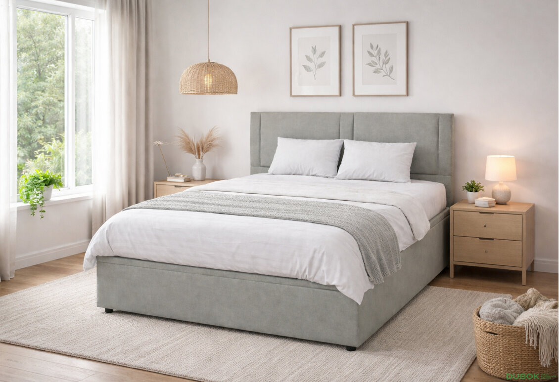 Fotografia 11 - Posteľ Fro Sol 160x200 s roštom, úložným priestorom Mono 246, sivá