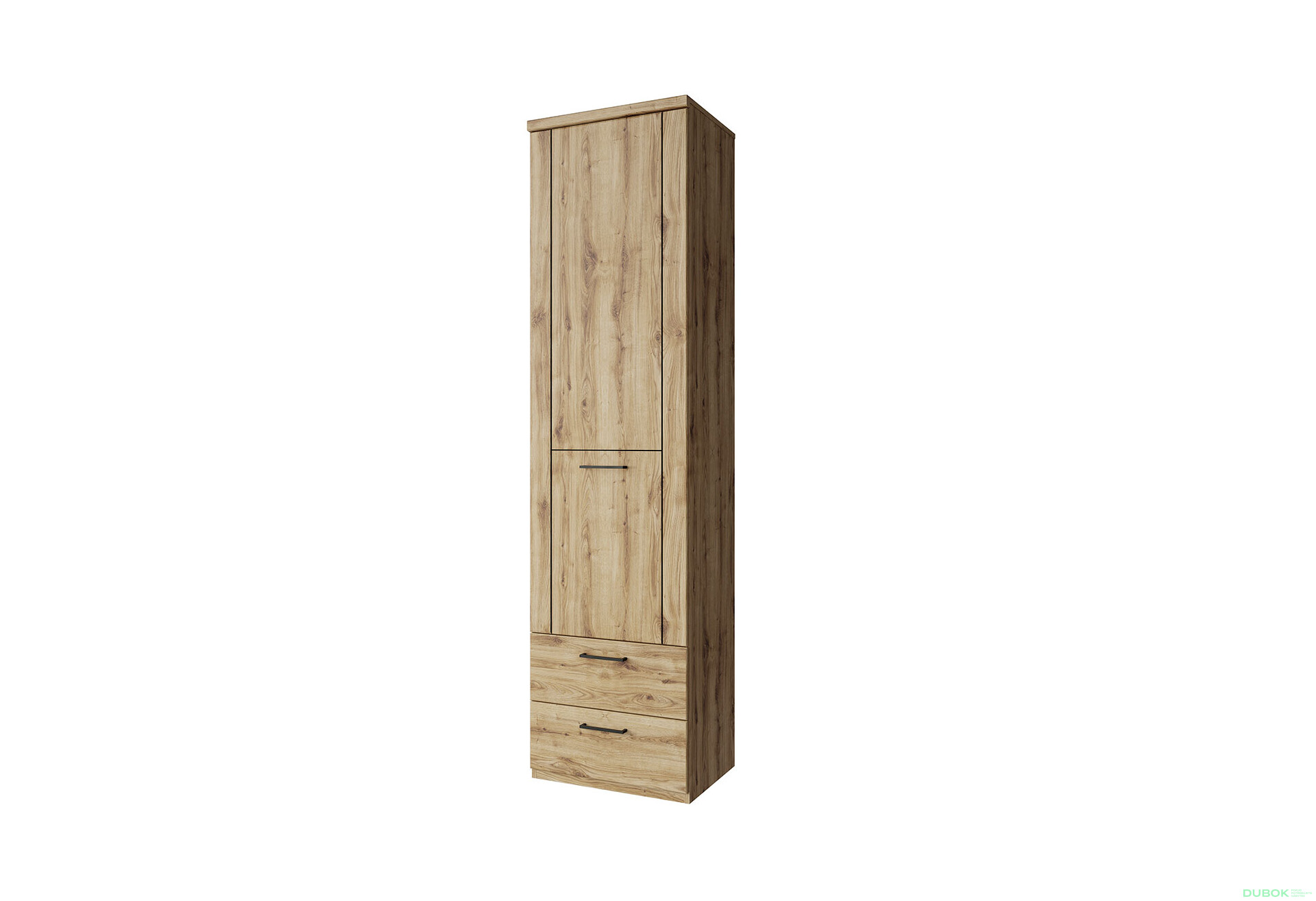 Regál 1d2s dub navarra Doorset - Fotografia 1 Fotografia 1 - Regál 1d2s dub navarra Doorset
