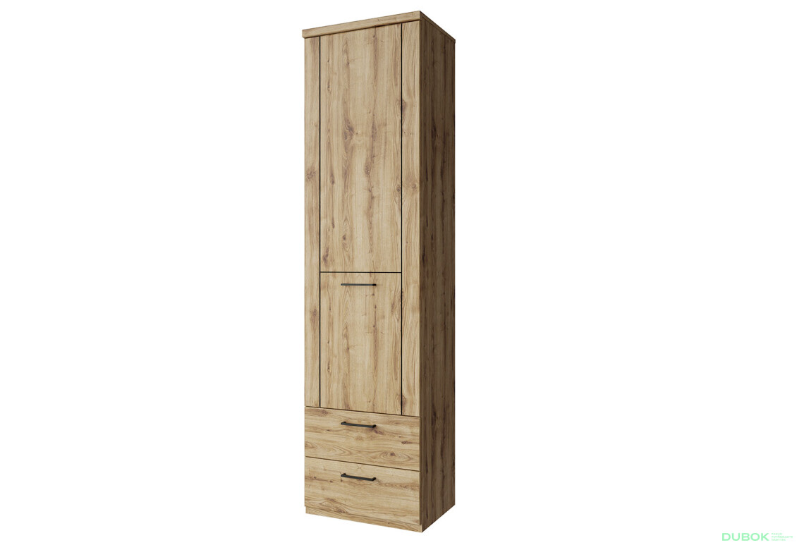 Regál 1d2s dub navarra Doorset