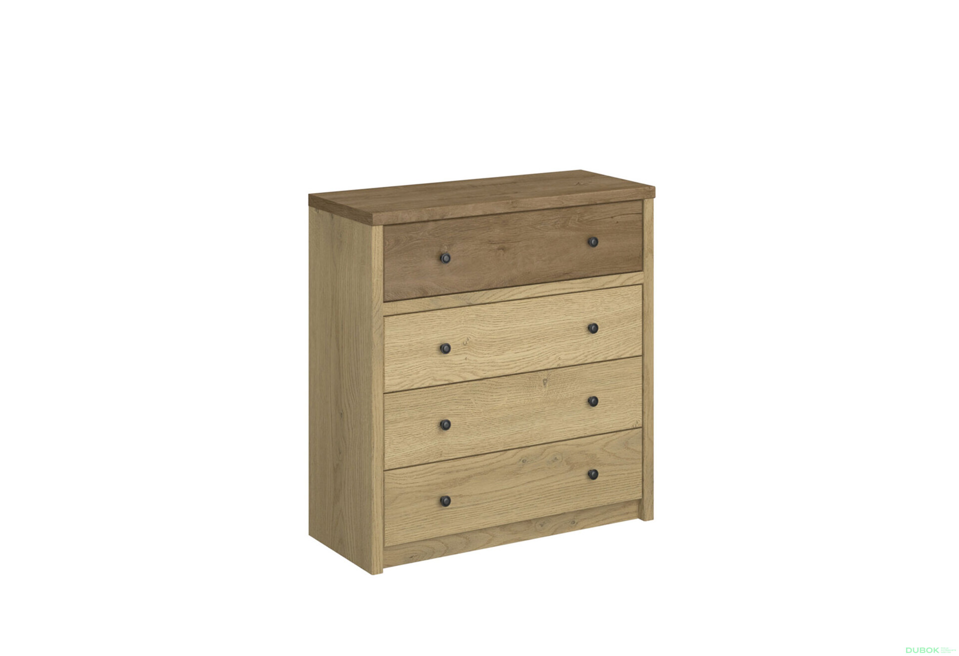 Fotografia 3 - Komoda 4s dub cremona / dub lefkas Denzel