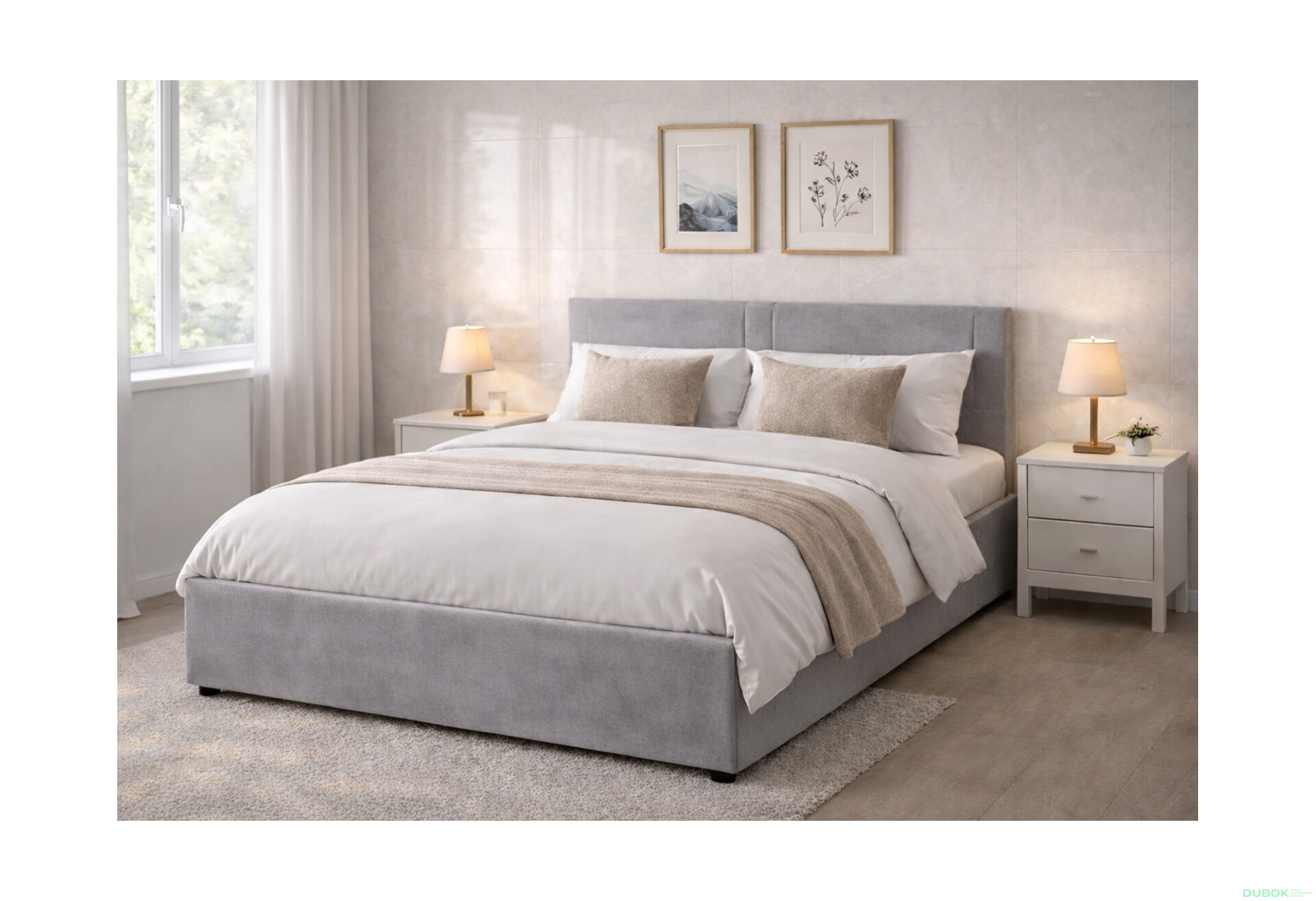 Fotografia 11 - Posteľ Fro Sol 160x200 Mono 246, sivá