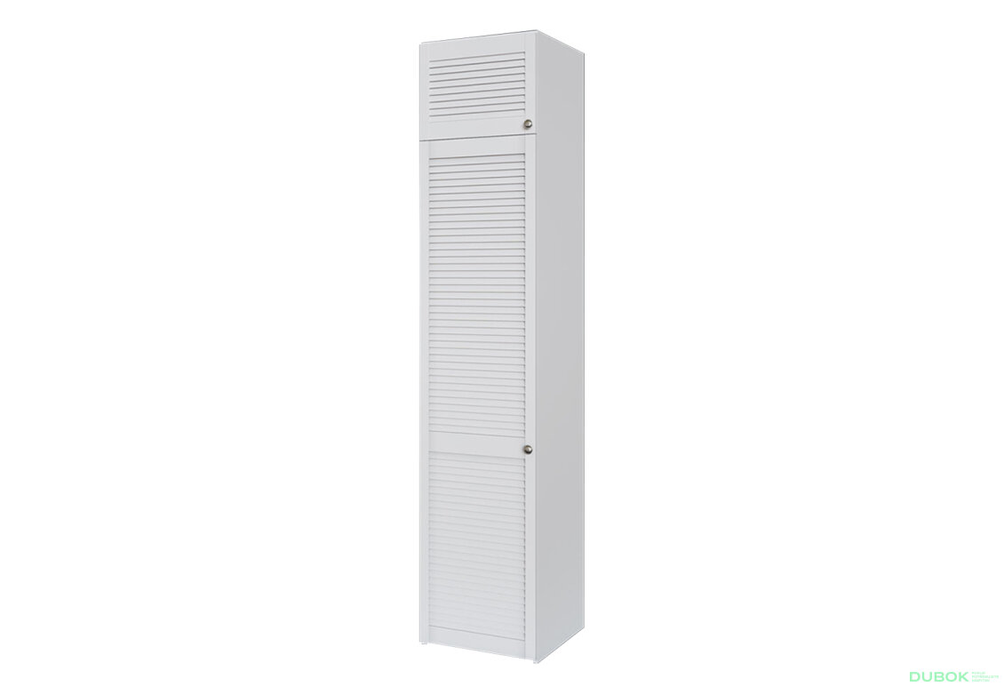 Skriňa č. 1 + Antresol Biela Módulná skriňa Texas