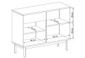 Fotografia 3 - Komoda BK104 jackson hickory / grafit Basic
