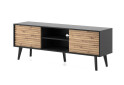 Fotografia 1 - TV stolík RTV154 dub artisan / čierny Willow