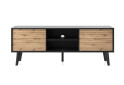 Fotografia 5 - TV stolík RTV154 dub artisan / čierny Willow