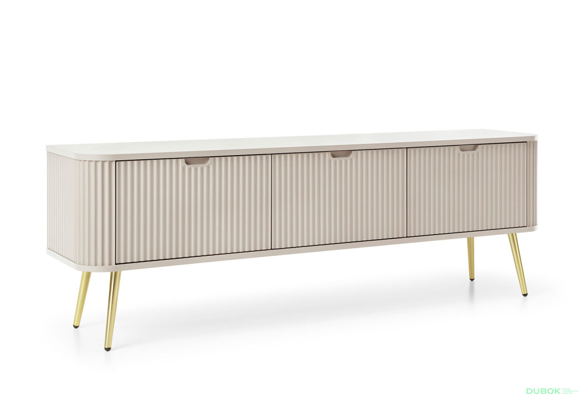 TV stolík RTV-168 kašmír, zlaté nohy Zova - Fotografia 4 Fotografia 4 - TV stolík RTV-168 kašmír, zlaté nohy Zova